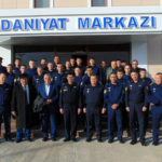 Коллектив Национального академического драматического театра Республики Узбекистан в Высшем военном авиационном училище