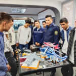 An excursion was organized for the youth of Kasan district at the Higher Military Aviation School of the Republic of Uzbekistan